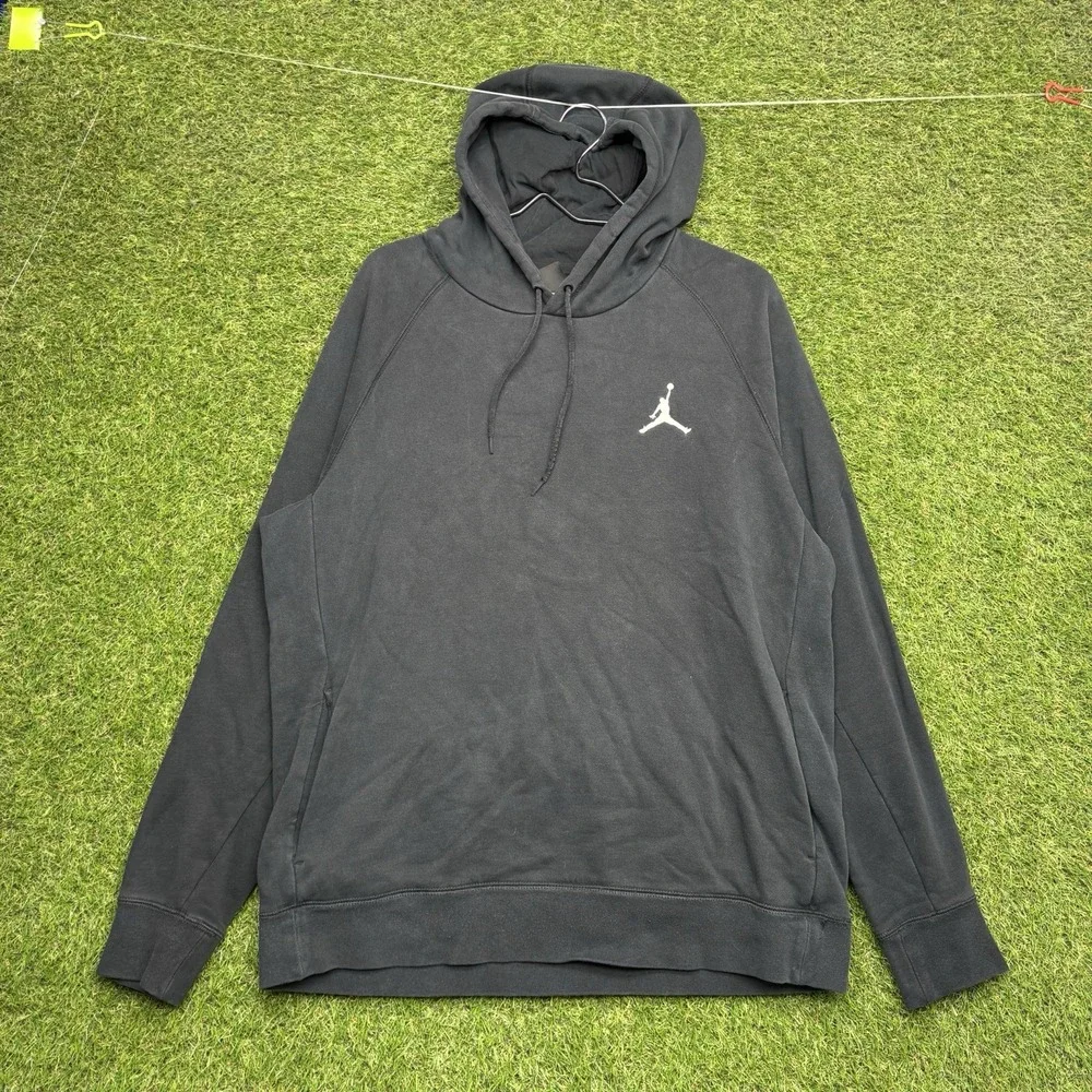 Jordan Hoodie Mens XL 23 Graphic Jumpman Logo Sportswear Y2K Sweatshirt 00s
